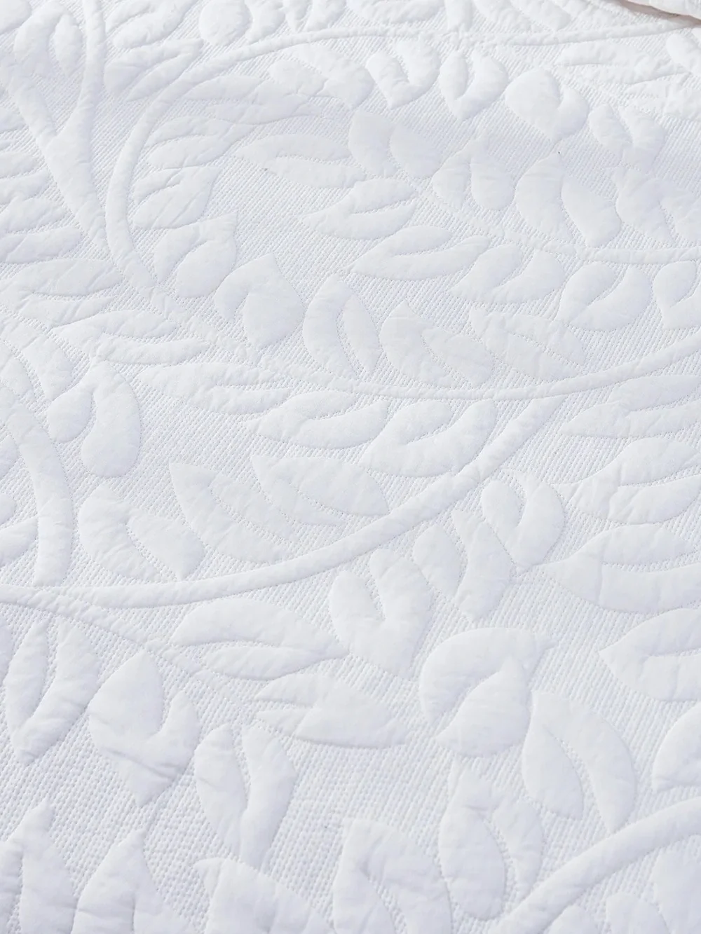 3 PIECE 100% COTTON QUILT SET, OVERSIZED QUILTED BEDSPREAD